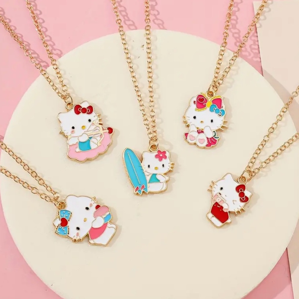 New! Sanrio Hello Kitty Charm Necklace - Variety